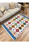 Cotton Series Multy Tones Geometric Pattern Decorative Woven Base Rug - 2