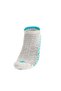 Odorless Running and Walking Women's Slipper Silver Socks - 4