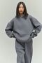 WOMEN'S THICK WINTER 3 YARN GRAY Tracksuit SET