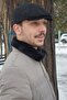 Black Cap Sports Cap Stamp Fabric Italian Cut Cap Elastic Hat - 7