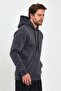 Men's Oversize Hooded Hoodie Sweatshirt - 3 Thread Kangaroo Pocket - 2
