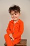 5-Piece Children's Striped Cotton Pajamas Set - Nightgown and Dressing Gown Gift 14829 - 4