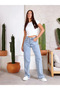 BUCHA JEANS LONG LENGTH HIGH WAIST STRAIGHT FIT JEAN PALAZZO
