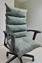 Green Color Orthopedic Gamer Office Chair Cushion Back Support - 7