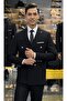 بدلة سوداء ضيقة بأزرار عظمية وصدرية مزدوجة - نوصي بمقاس SlimFit 1 أو مقاس أكبر. - 2