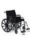 Wheelchair Back and Seat Cushion Patient Care Back and Seat Cushion - Black