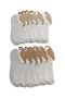 Men's 12 Pairs Invisible Ankle Booties Socks - 2