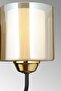 Black Ufo Double Glass Upward Facing Modern Sconce - 4