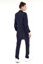 Navy Blue Hijab Lycra Nurse Uniform Set Doctor Scrubs Uniform - 4