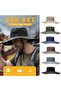 Ultra Wide Wiped Full Sun Protection Professional Camping Cap Outdoor Hat - 2