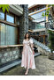 Powder Pink Satin Dream Dress - 6