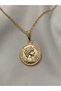 Women's Elizabeth Detailed Plate Necklace