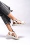 Kunzirn Women's Sandals 0012203 Beige Skin - 5