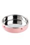 036-01-TEDEMEI PINK STAINLESS STEEL ROUND LID WITH WRITTEN FOOD CARRIAGE BOTTLE 920ML - 2