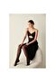 Women's Black Minidot Polka Dot Pantyhose - 2
