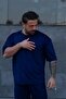 Men's Oversize Cotton Breathable T-Shirt - 3