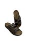 KAFKASLAR DOUBLE BUCKLE LEATHER FULL ORTHOPEDIC STITCHED MEN'S FATHER SLIPPERS