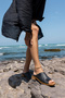 Croci̇c Women's Black Genuine Leather Slippers - 2