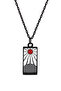 Demon Slayer Anime Kimetsu No Yaiba Blade Ghost Necklace - Black Classic Chain - 2