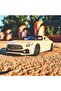 Amg Gtr Metal Cream Car 12 cm