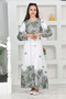Girl's Long Chiffon Dress - 5