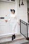 Women's Dress Hijab Clothing Turtleneck and Slim Fit Knitwear Pencil Dress - 7