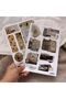 Transparent Two Sheets Sticker Label, Sunflower and Journal Model Üz