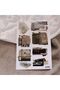 Transparent Two Sheets Sticker Label, Sunflower and Journal Model Üz - 2