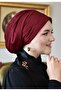 pleated fabric stylish relax hijab cap, ready wrap, ready turban