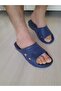 Bathroom Toilet Slippers Plastic Navy Blue Slippers - 2