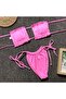 Sirene Strapless Pleated Bikini Set Pink - 2