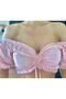 Front Drawstring Adjustable Design Wonderful Bustier - 4
