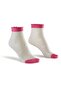 Women's Pink Silver Odor-Free Duckly Socks