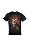 United We Bleed Together Front Back Printed Unisex Black T-shirt