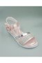 Owwox Kids, Girl, Powder, Stone Detailed Sandals