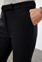 Black Flare/Spanish Leg Woven Fabric Pants Twoaw25Pl00010 - 4