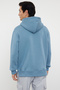 Mavi Oversize/Geniş Kesim Fermuarlı Kapüşonlu İçi Polarlı Basic Sweatshirt TMNAW25SW00050 - 6