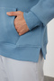 Mavi Oversize/Geniş Kesim Fermuarlı Kapüşonlu İçi Polarlı Basic Sweatshirt TMNAW25SW00050 - 5