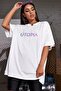 Sc Plus Oversize Utopia Printed White Tshirt - 2