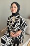 Striped Double Black Viscose Suit - 3