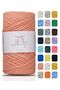 Premium Koton Cotton Macrame Rope Salmon 200 Gr 150 Meters 2mm Cotton Chain Macrame Bag Rope Supla Rope