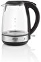 1.7 Liter Glassy Kettle Electric Tea Water Boiler With Blue LED 2200 Watt Light Model - 6