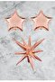 Rose Gold Polar Star and Foil Balloon Set