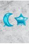 Best Moon Star Blue Color Foil Balloon Set