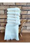 30x50cm SARRA 6-PIECE FRINGED ETAMIN TOWEL - CREAM - 4