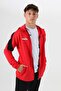 Saturn Camping Tracksuit Hooded Single Top Red - 3