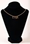 Gold lisa lettered blackpink 45cm chain necklace gift - 4