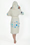 Peshtemal Bathrobe Muslin Cotton Beach Shell Pattern 1 Piece Unisex Beachwear Kimono Kaftan - 5