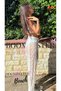 Women's White Beach Pants Pareo Lace Floral Detailed Transparent - 2
