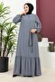 Casual Cut Rabia Crepe Ferace - 2